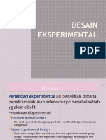 Desain Penelitian Eksperimental