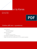 Introduction To Keras: Francois Chollet March 9th, 2018
