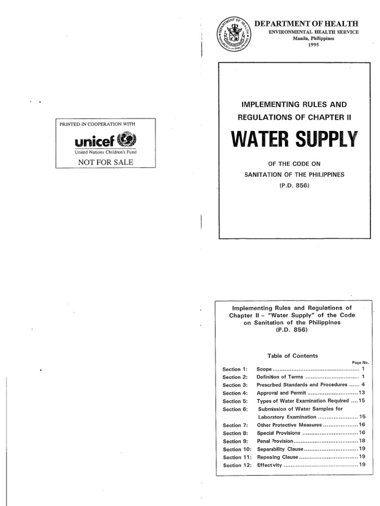 Chapter 2 Water Supply PDF