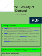 Unit 3 - Lesson 3 - Income Elasticity of Demand