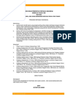 PERPEM RI Nomor 40 Tahun 1996 - Tentang HGU, HGB Dan HP Atas Tanah