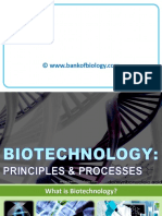 11 Biotechnology Principles N Processes PPT Part 1