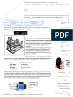 [HOW to] Select Required Vacuum Pump Capacity - Pharma Engineering