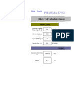 Pharma Engg. Condenser Capacity