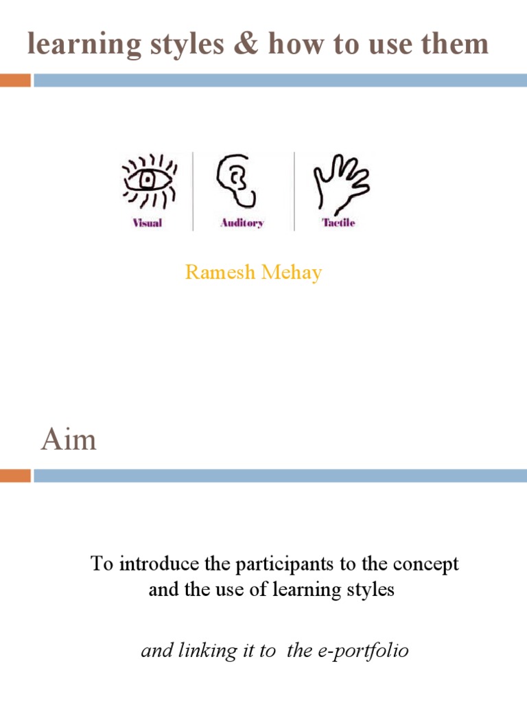 Learning Styles - Honey and Mumford (With Slide Notes) | PDF ...