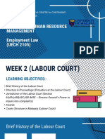 Diploma in Human Resource Management Employment Law (UECH 2105)