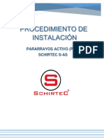 Procedimiento - Instalación - Pararrayos - PDC - S-AS