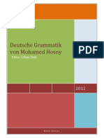Deutsch Grammatik Von Hosney