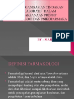 Pengorganisasian Tindakan Kolaboratif Dalam Pelaksanaan Prinsip Farmakologi Dan