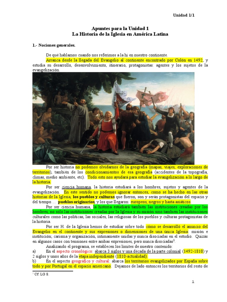 Historia de la Iglesia en América Latina | PDF | Iglesia Católica ...