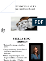 Teori Negosiasi Muka (Stella Ting-Toomey) )