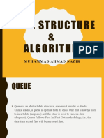 Data Structure & Algorithm: Muhammad Ahmad Nazir