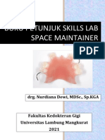 2021 Buku Petunjuk Skills Lab Space Maintainer 2021