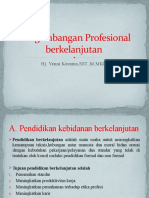 02 Nov 2020 Pengembangan Profesional Berkelanjutan