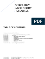 Serology Laboratory Manual
