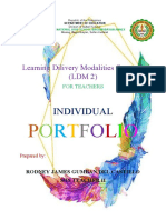 Individual: Learning Dilivery Modalities Course 2 (LDM 2)