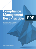 Compliance Management Best Practices: When Will You Outgrow Excel & Spreadsheets?