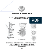 Petunjuk Praktikum Anatomi Tumbuhan Jaringan 2021