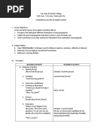 Teacher'S Activity Student'S Activity A. Routinary Activities