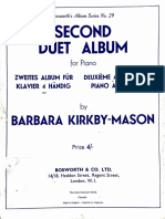 Second Duet Album - Barbara Kirkby-Mason