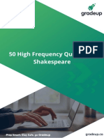 50 High Frequency Questions Shakespeare 86