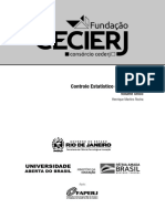 Controle Estatistico de Qualidade CIERJ