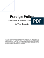 Foreign Policy - Adventure (RPGA)