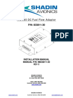 AIS-380 DC Fuel Flow Adapter P/N: 833811-30