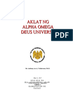 Aklat NG Alpha Omega Deus Uniberso