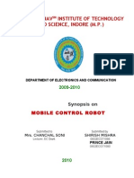 Synopsis On Mobile Control Robot