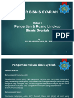 Materi 1 Pengertian Dan Ruang Lingkup Bisnis Syariah