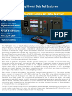 Test aircraft air data instruments with the ADTS-2800