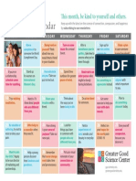 GGSC Happiness Calendar March 2021