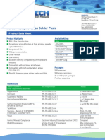 NC-559-ASM, No-Clean Solder Paste: Product Data Sheet