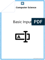 Basic Input