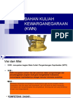 Bahan Kuliah Kewarganegaraan KWN1