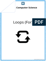Loops (For) : Teach Computer Science