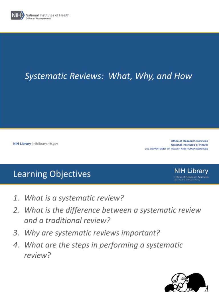 WHAT DEFINES A SYSTEMATIC REVIEW intelligence overview