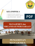 Manajemen Dan Organisasi Perusahaan