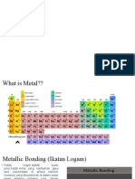 Metallic Bonding: The Electron Sea Model