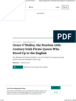 Grace O'Malley, The Fearless 16th-Century Irish Pirate Queen Who Stood Up To The English