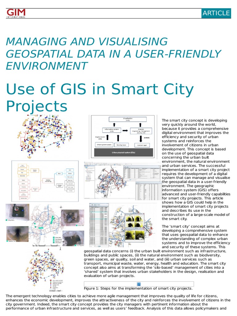 GIS Applications in Smart City Projects | PDF | Visualization (Graphics ...