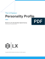Personality Profile: The LX System