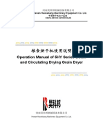 Operation Manual 5HY Series Grain Dryer Operation Manuel