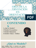 Teoría de La Intervención en Orientación