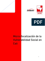 Microfocalización de La Pobreza (Sisbén III) - Marco Conceptual - Metodología - Resultados
