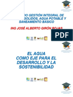 EL AGUA COMO EJE PARA EL DESARROLLO Y LA SOSTENIBILIDAD