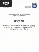 COST - State-Of-The-Art Review On Design, Testing, Analysis and Applications of Polymeric Composite Connections