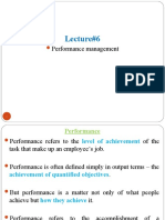 Lecture#6: Performance Management