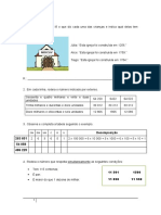 avaliação de matemática